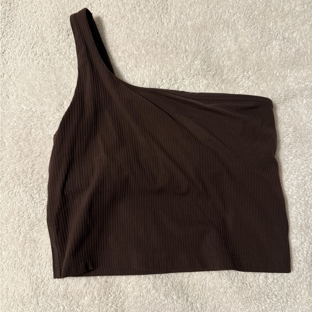 Lululemon one shoulder ribbed tank